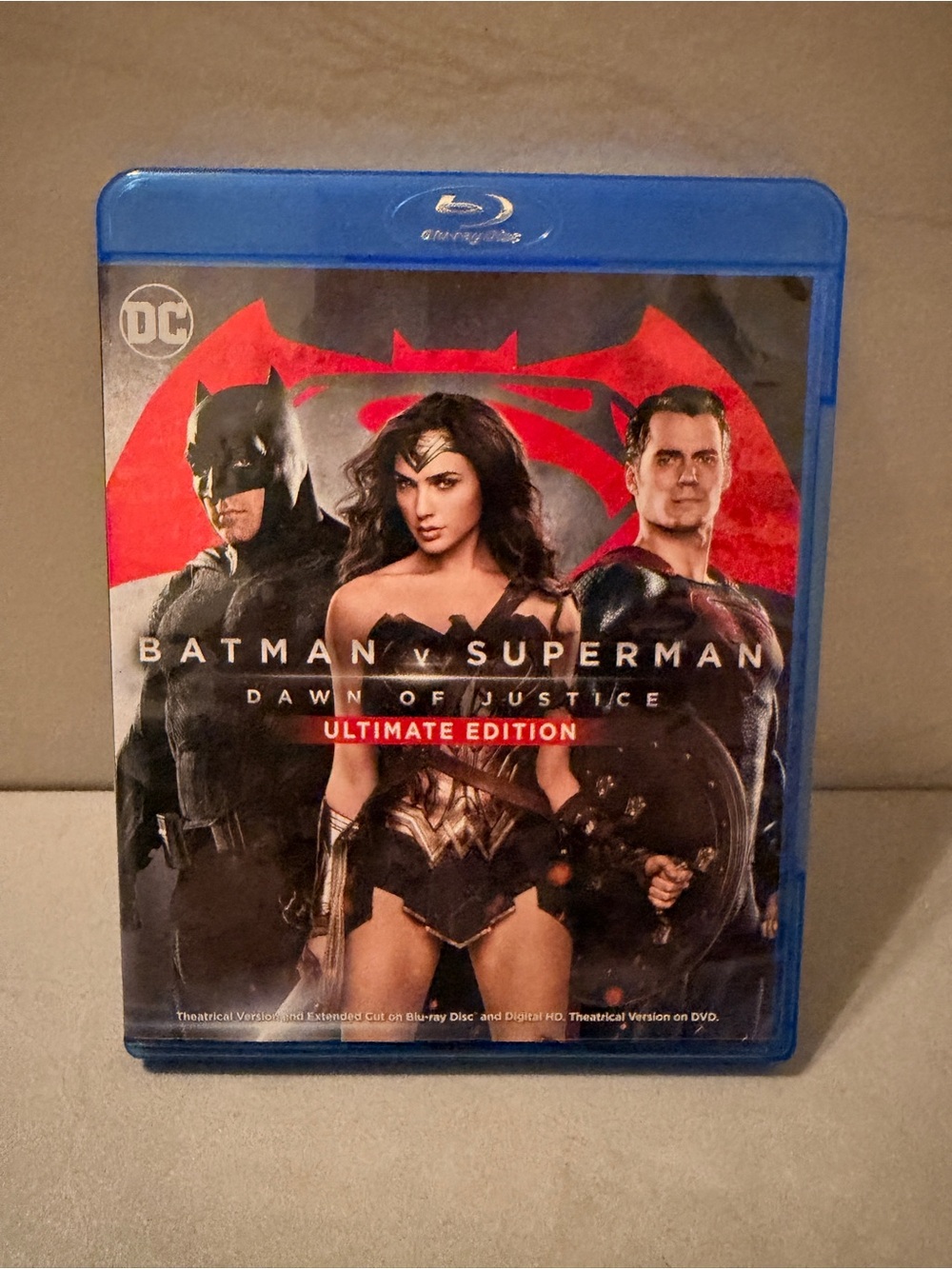 Blu-ray Disc: Batman v Superman Dawn of Justice Ultimate Edition